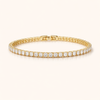 Lustra Moissanite Bracelet – Gold-Colored Luxury Look