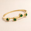 Refined Gold Bracelet with Hearts