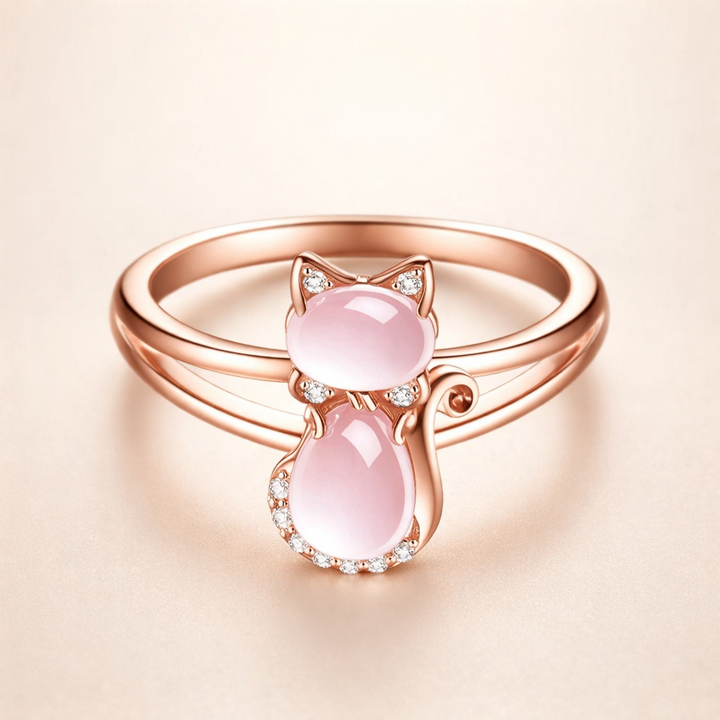 Elegant rose gold ring with refined design