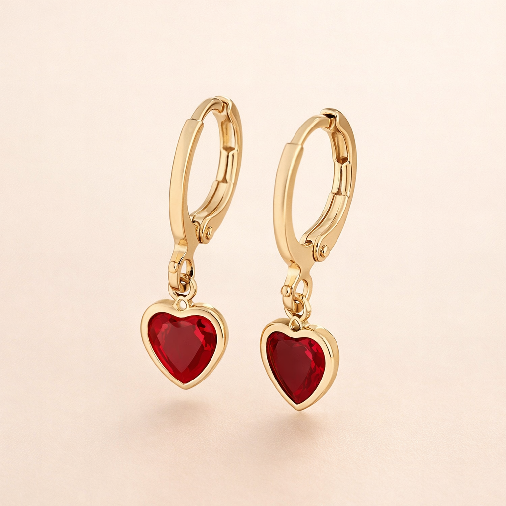 Elegant Gold Earrings with Refined Details