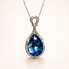 Elegant white gold necklace with refined details