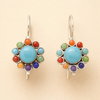 Elegant Multicolored Cubic Zirconia Earrings