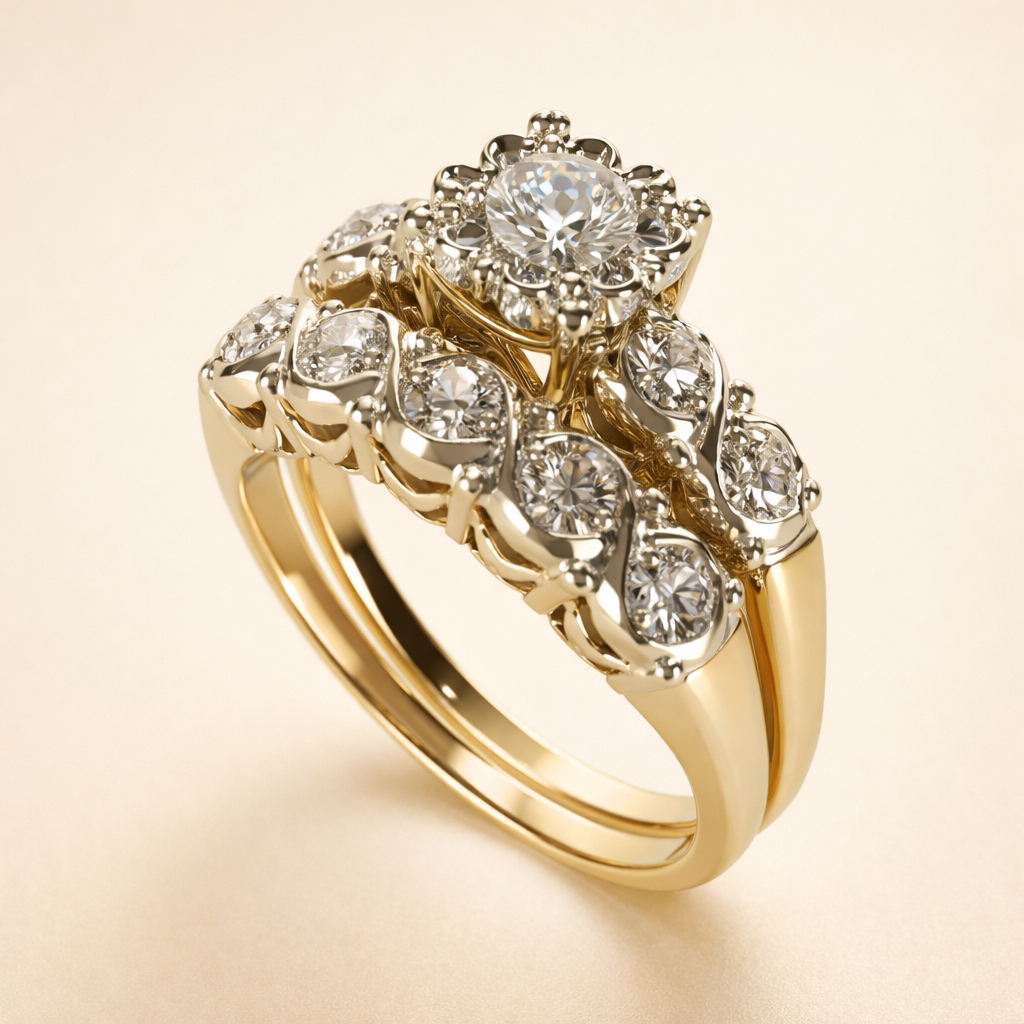 Elegant Gold Ring with Refined Details