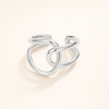 Elegant silver ring with refined design
