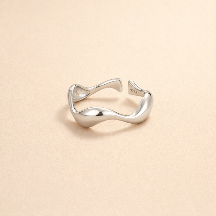 Waves - Silver Ring