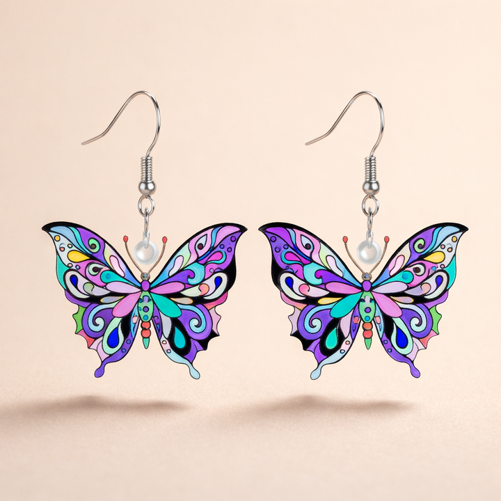 Colorful Butterfly Earrings for Women