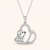 Heart Pendant Dog Necklace