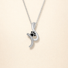 Cute Paw Print Pendant Necklace