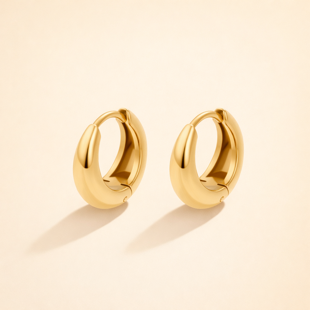 Audrey Gold Hoop Earrings