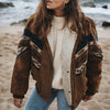 Warm Retro Plush Winter Jacket – Daisy