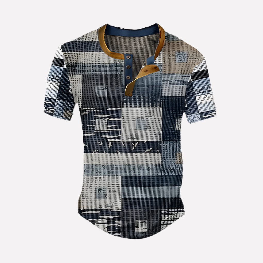 Men’s Waffle Knit Casual Tee