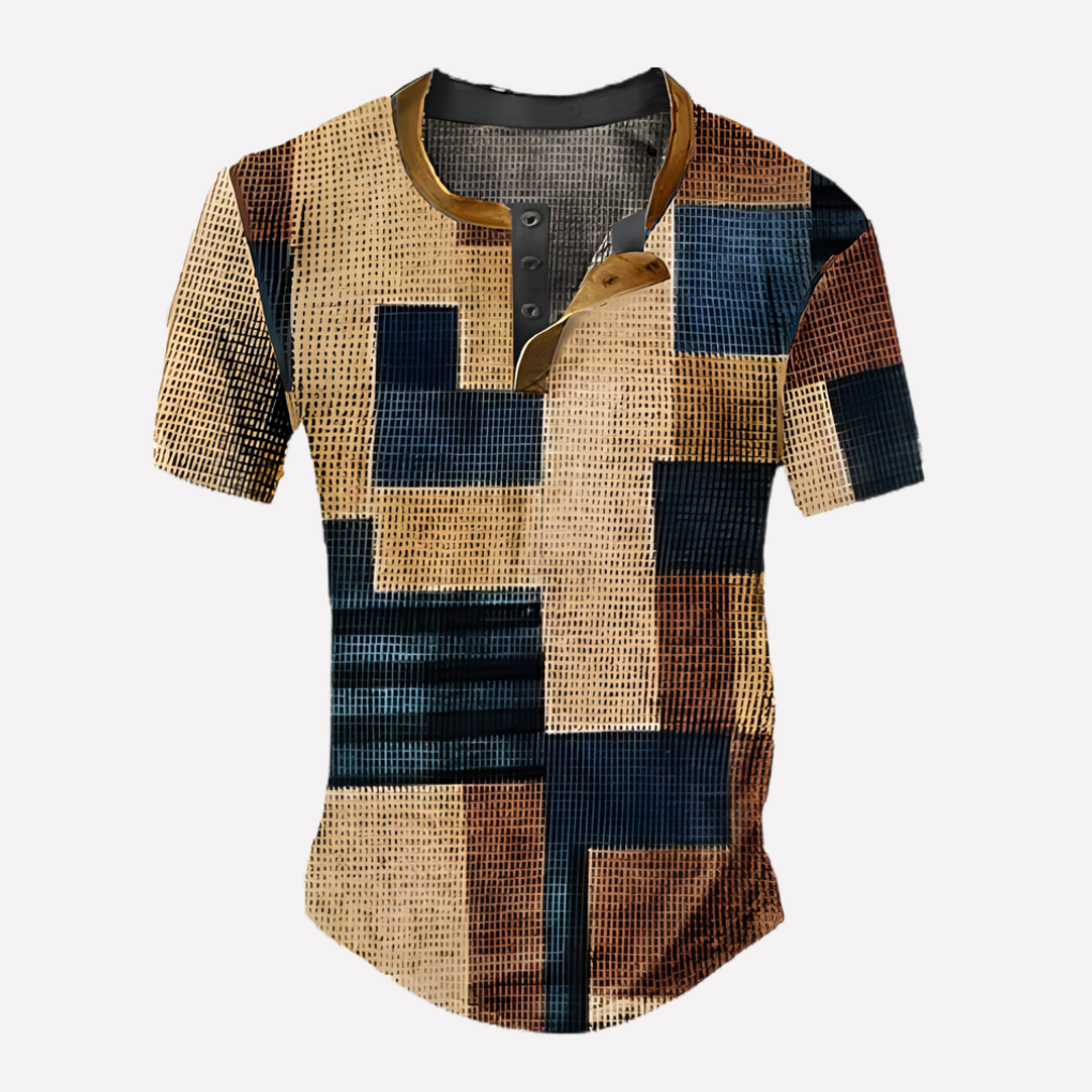 Men’s Waffle Knit Casual Tee