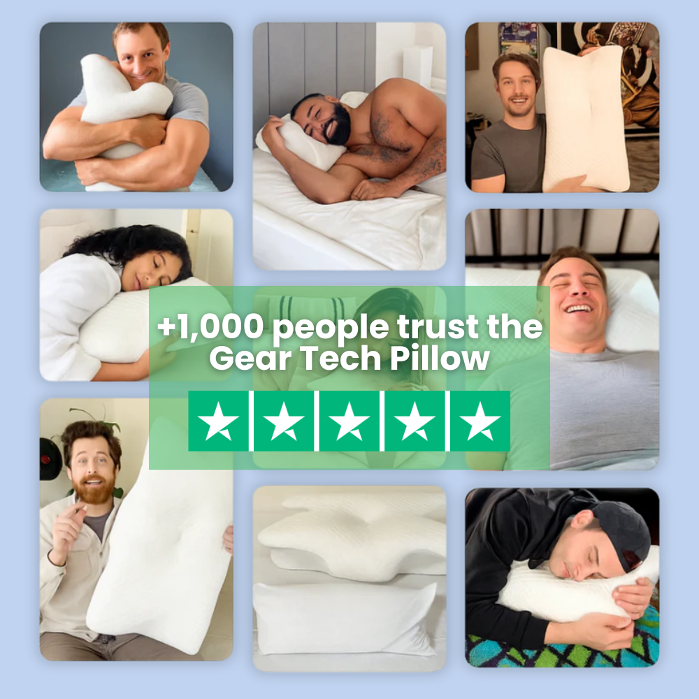 Anti-Snoring Pillow | Ergonomic Neck and Head Support | White