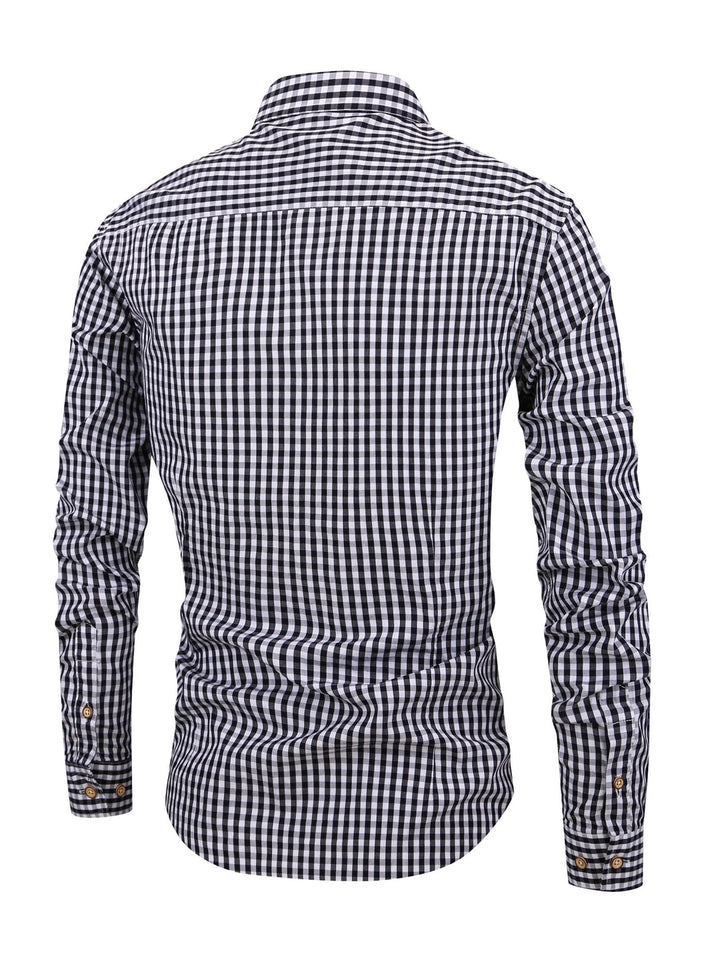 Men's Plaid Shirt with Comfortable Fit – Jules