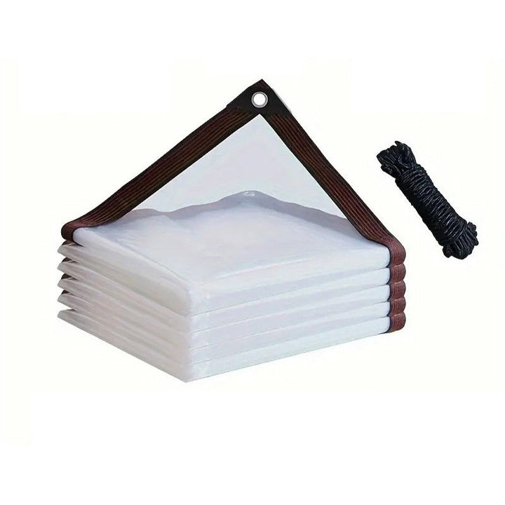 Clear Weatherproof Tarp for Garden, Patio and Outdoor Areas