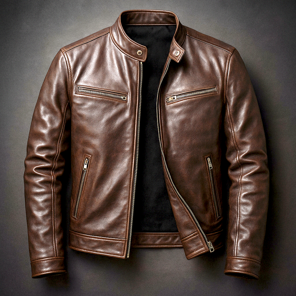 Men's Vintage Leather Jacket – Timeless Style, First-Class Craftsmanship