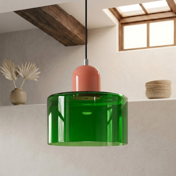 Ring Pendant Light with Extended Halo Design