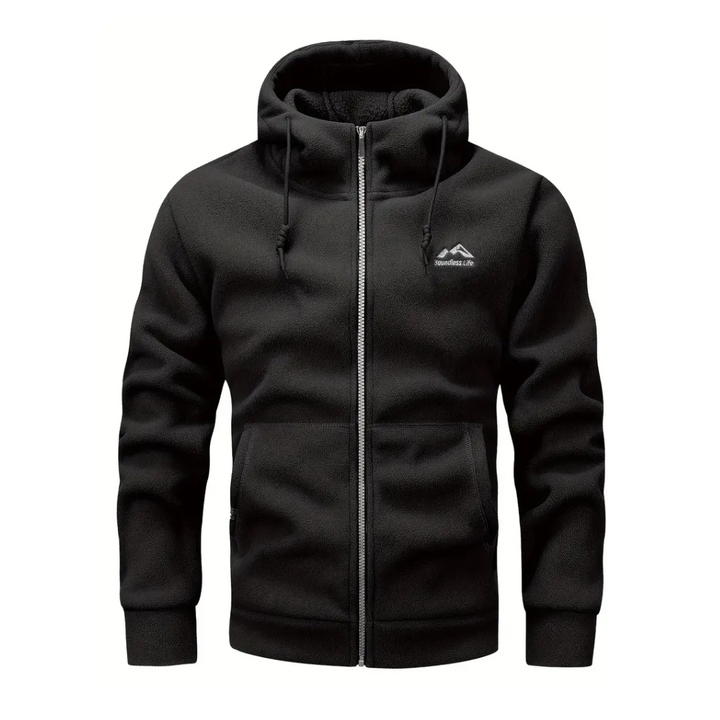 Men's Hooded Zip-Up Fleece Jacket – Sören