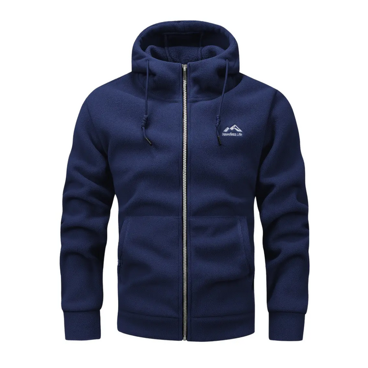 Men's Hooded Zip-Up Fleece Jacket – Sören