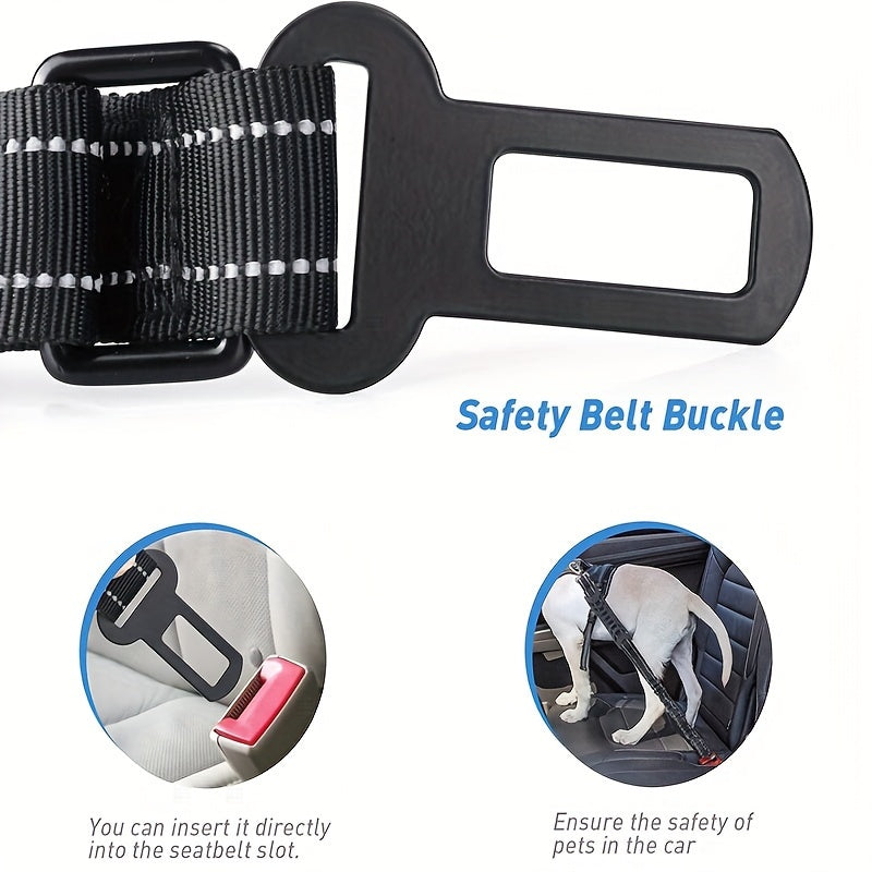 Adjustable Bungee Dog Leash – Shock-Absorbing and Reflective for Large Dogs
