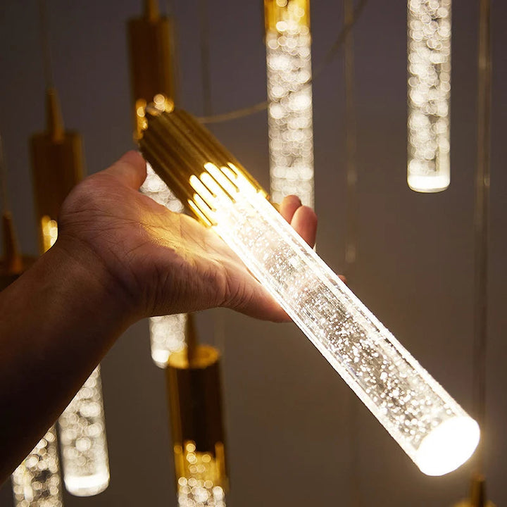 Cylindrical Glass Pendant Lamp - Lustreau