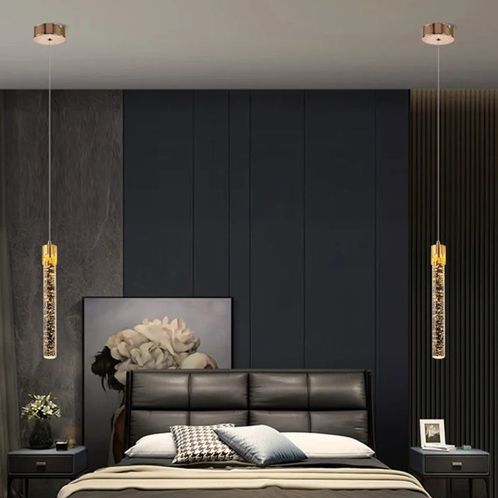 Cylindrical Glass Pendant Lamp - Lustreau
