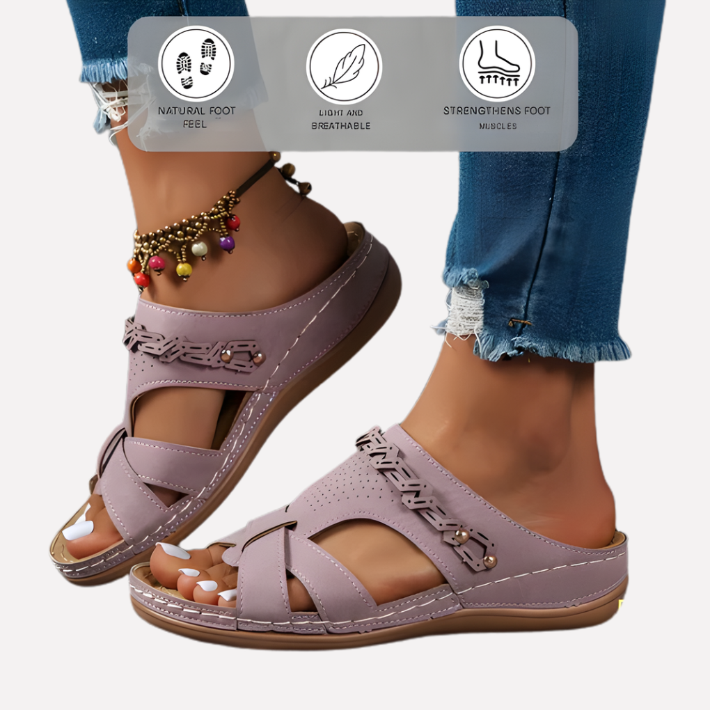 Women's Summer Wedge Flip-Flops