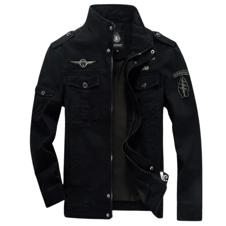 Men's Mid-Season Military Jacket – Rugged & Functional