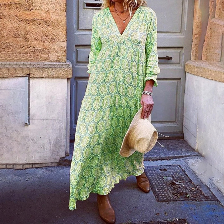 Bohowaves Geometric Maxi Dress