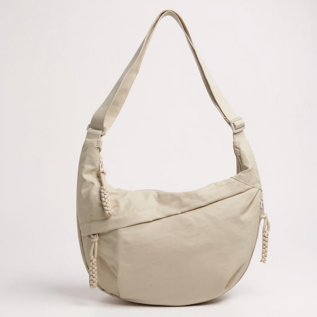 Crescent Shoulder Bag – Made from Sustainable Nylon with Adjustable Shoulder Strap