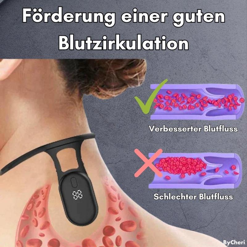 Ultrasonic Lymphatic Drainage Massager for the Neck