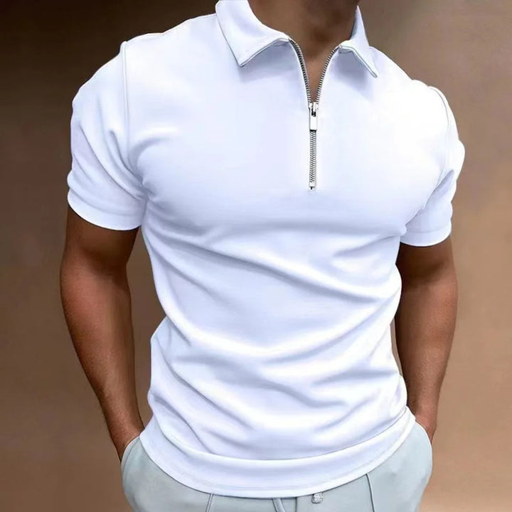Polo with Zip Collar - Modern Sophistication Meets Everyday Comfort