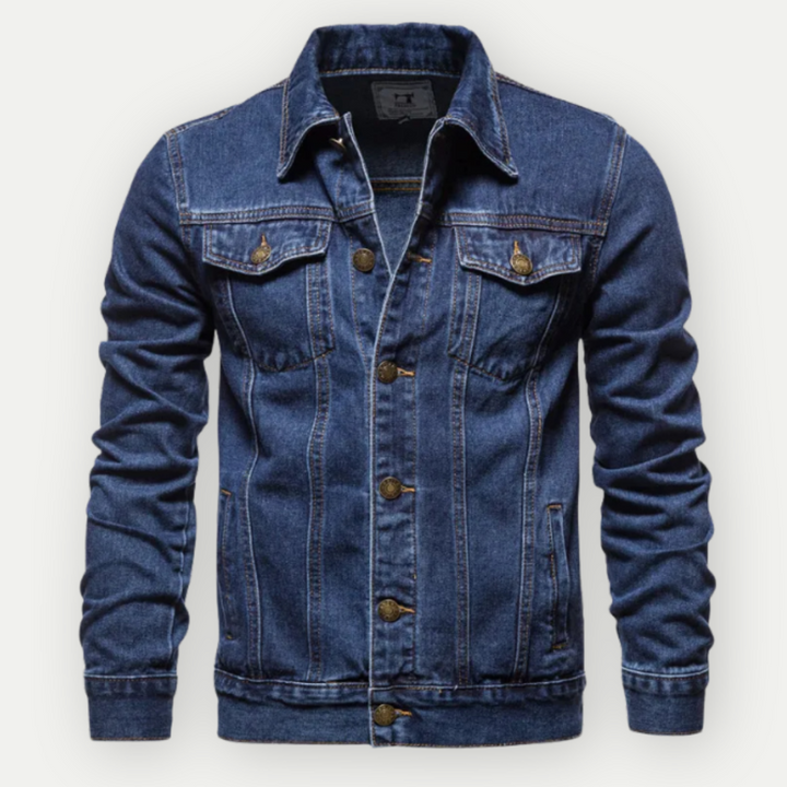 Men's Denim Trucker Jacket - Classic Style for Everyday Wear