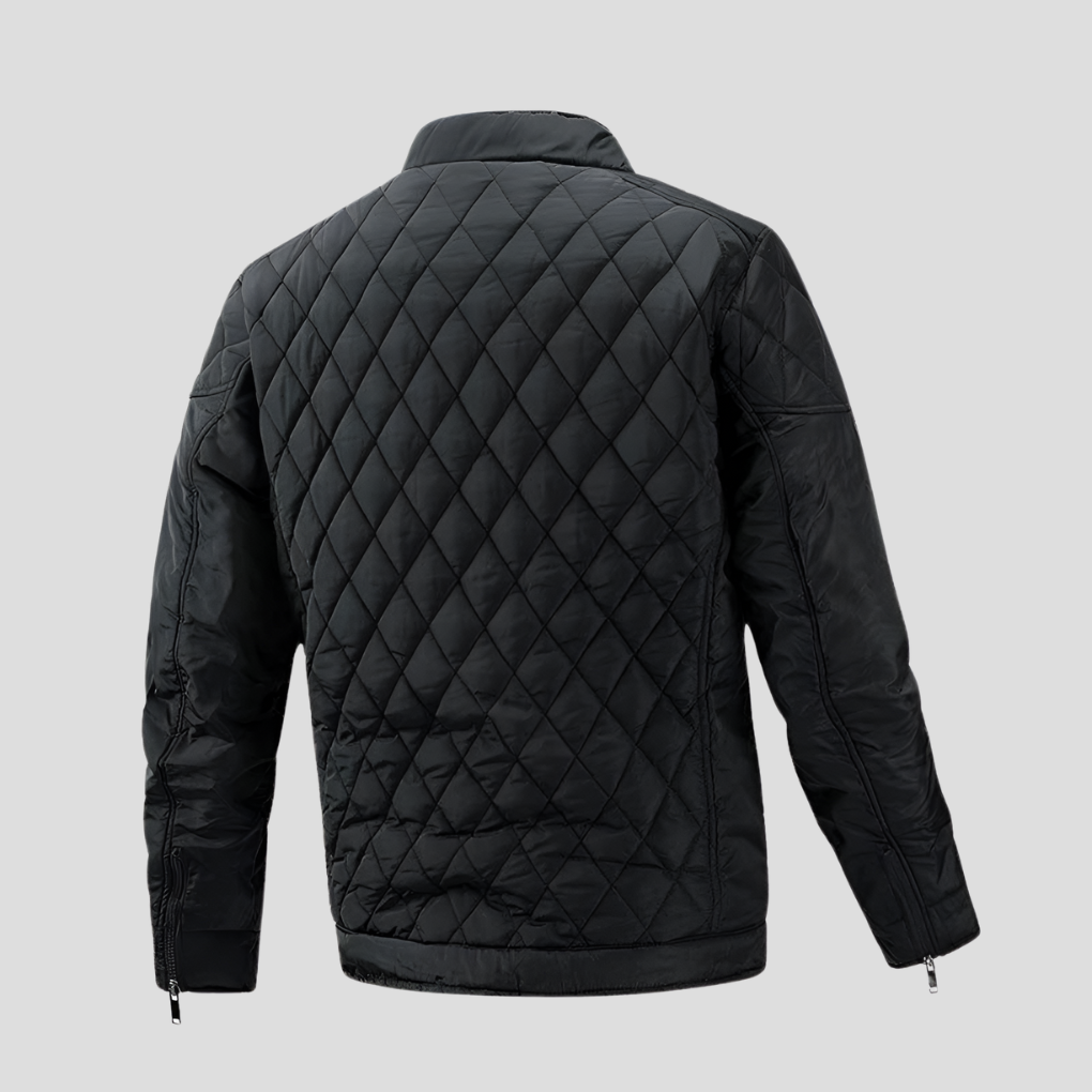 Men’s Smart-Casual Quilted Jacket – Transitional Comfort