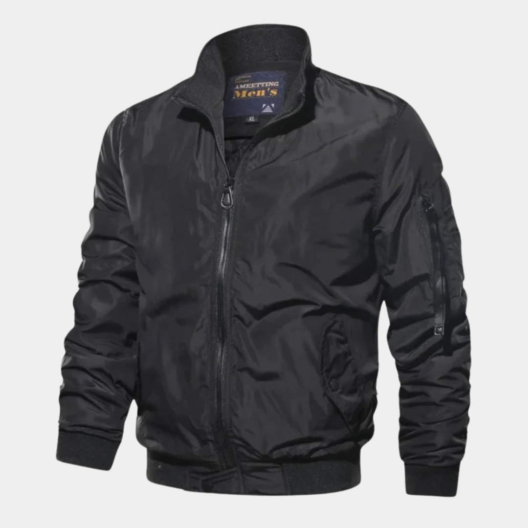 Men's Wind-Resistant Bomber Jacket