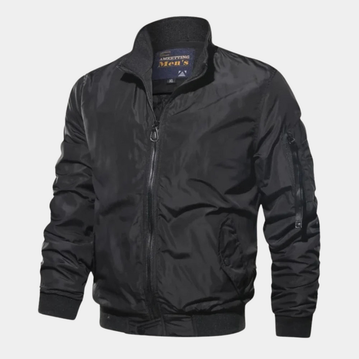 Men's Wind-Resistant Bomber Jacket