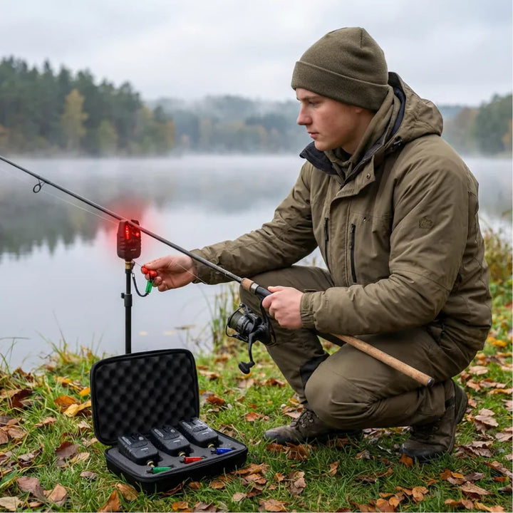 Adjustable Fishing Bite Alarm – Sensitive & Reliable