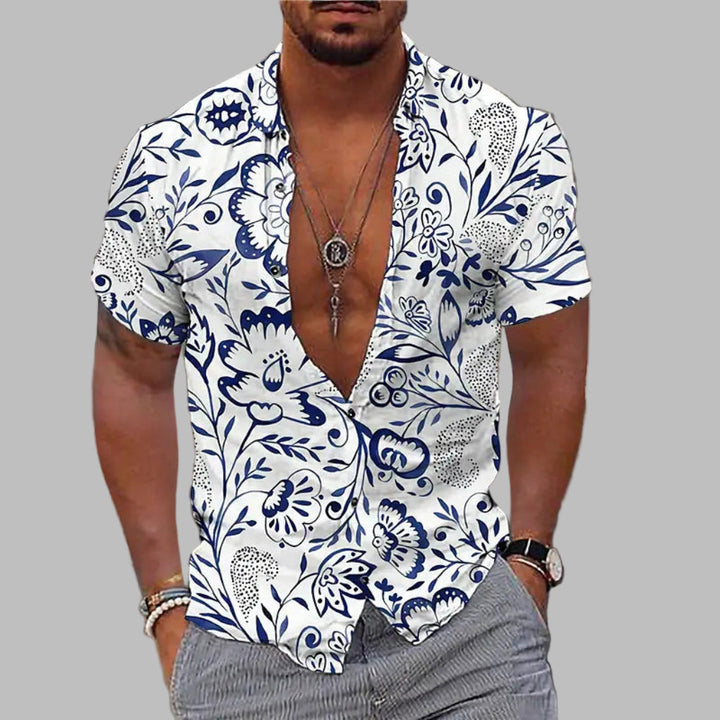 Stylish Men's Floral Shirt