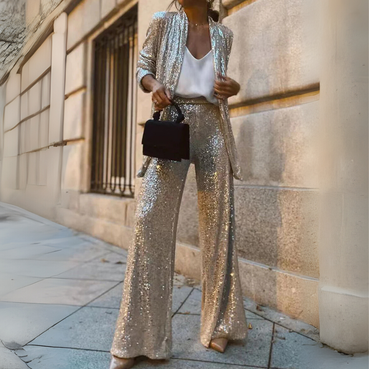 Change to Sparkling Cardigan - Elegant Holiday Style