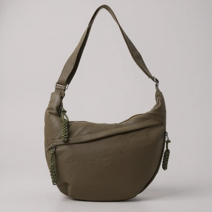 Crescent Shoulder Bag – sustainable nylon with adjustable strap