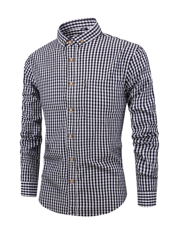 Men's Plaid Shirt with Comfortable Fit – Jules