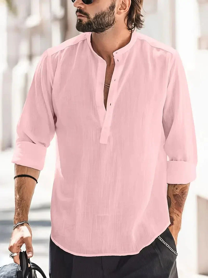 Men’s Casual Summer Linen Shirt