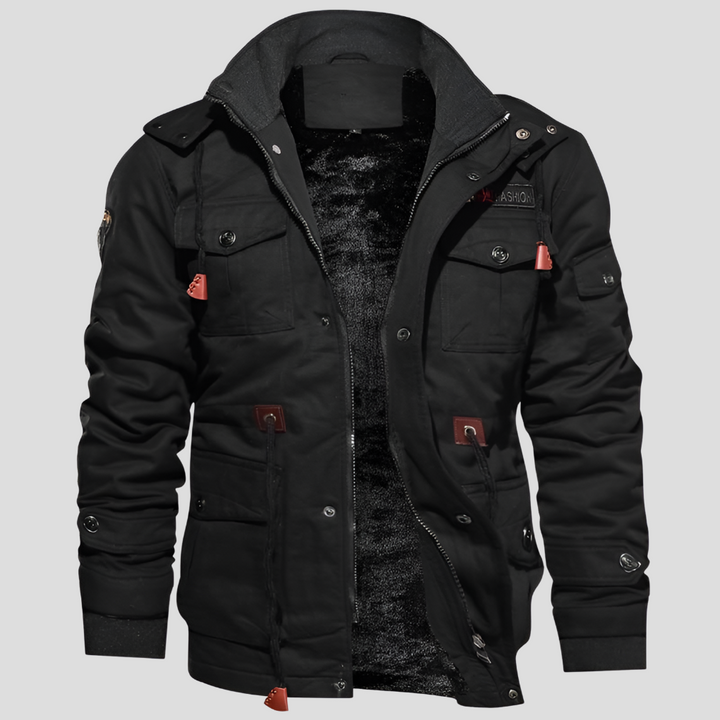 Robust Men's Jacket - Wind Resistant and Warm