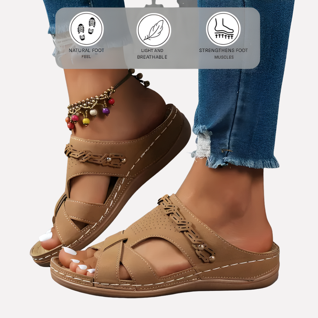 Women's Summer Wedge Flip-Flops