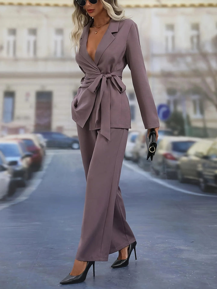 Women's Two-Piece Lounge Set – Effortless Comfort