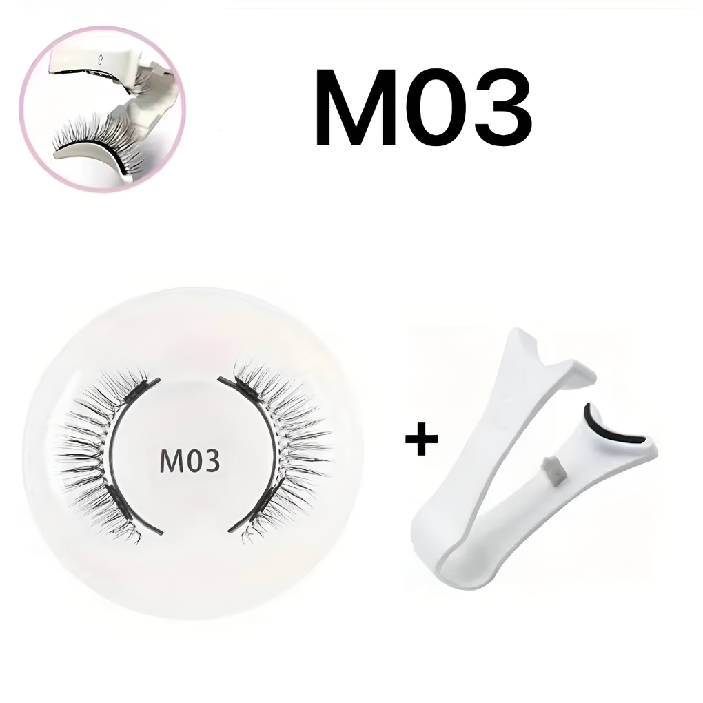 Reusable Magnetic Eyelash & Tweezer Set