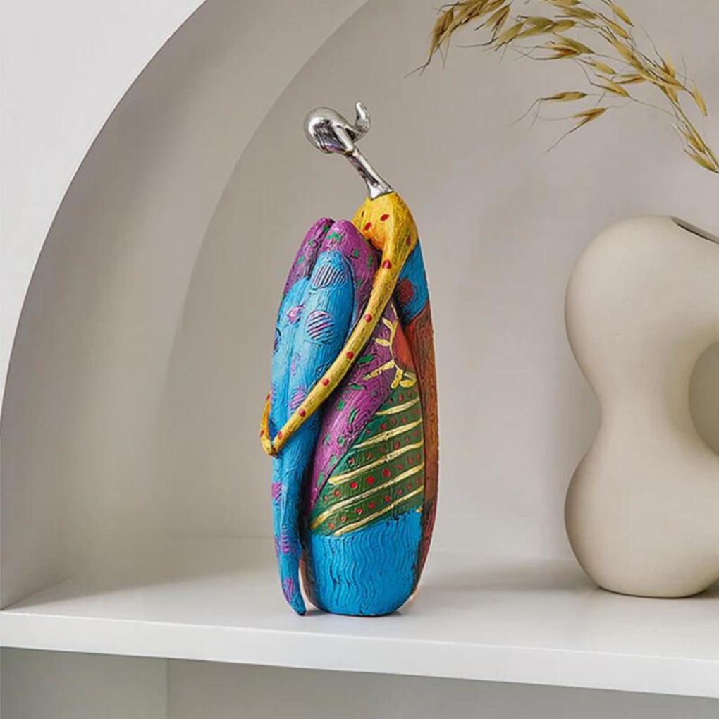 Modern Artistic Abstract Female Resin Sculpture