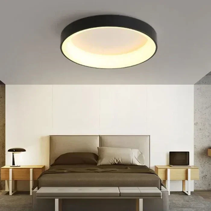 Round LED Ceiling Light – Scandinavian Style, Long-Lasting, Ambient Light for Your Home