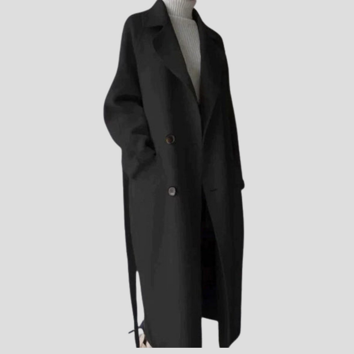 Women’s Long Coat – Elegant Layer for Cold Days