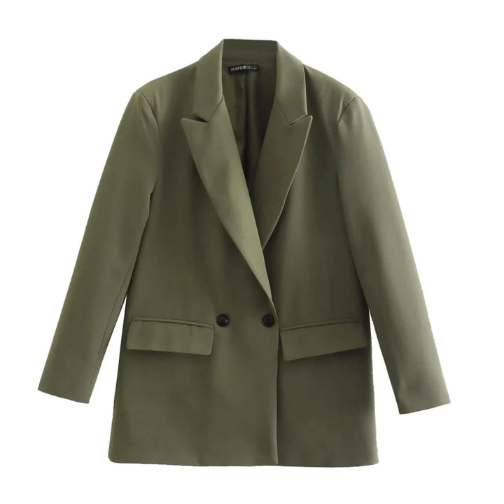Elegant Double-Breasted Blazer for Women